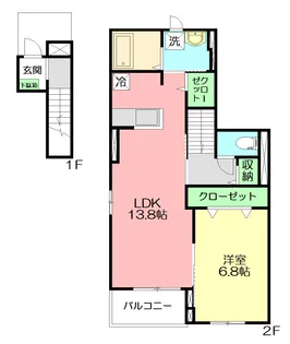 エミネンス・ヴィラ【2階】の間取り