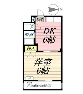 パレドール大和【2階】の間取り