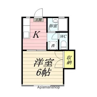 サニーハイツ【1階】の間取り