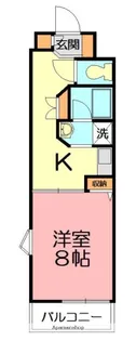 アクエリアリゾート【5階】の間取り