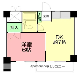 代官町ハウゼック【2階】の間取り
