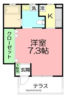 RONDⅡ番館【1階】の間取り