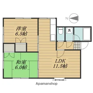平成ハイツ【1階】の間取り