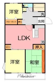 ビューハイム湘南【3階】の間取り