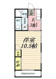 ハイム湘南台【2階】の間取り