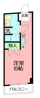 カナスカイビル【6階】の間取り