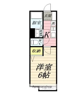 サーフサイド茅ヶ崎Ⅱ【2階】の間取り