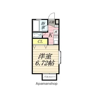 クレシアⅠ【2階】の間取り