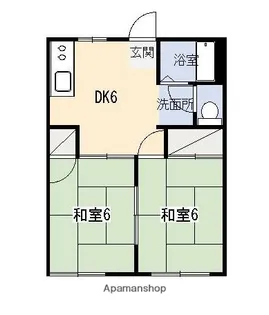 クレセント山下A【2階】の間取り