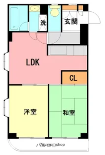 マインズビル【4階】の間取り