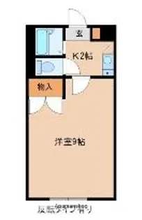 レオパレス小清水【1階】の間取り