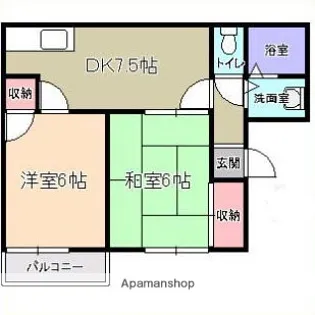 プラネットフォーエバー【1階】の間取り