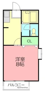 グリーンプラザ03B棟【1階】の間取り
