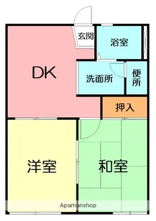 パレーシャル桜花園Ⅲ【2階】の間取り