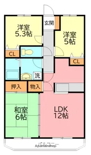 アークヒルズ【3階】の間取り