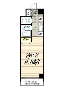コスモヒルズ中央林間【3階】の間取り