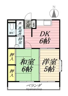 プリンスコート【2階】の間取り