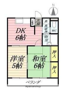 プリンスコート【1階】の間取り