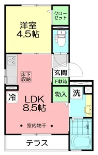 ロイヤルヒルズS【3階】の間取り