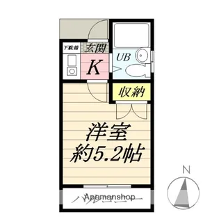 LEONIDAS鶴間【1階】の間取り