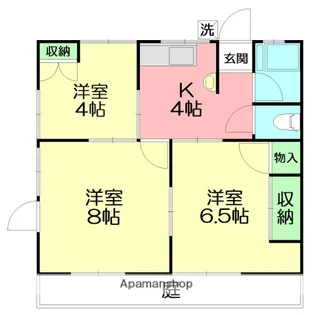 イーストハイツ【1階】の間取り