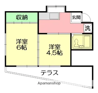 コーポセト【1階】の間取り