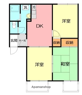 スプルースⅣB棟【2階】の間取り
