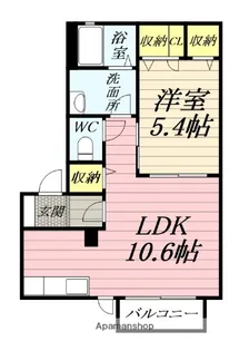 フローラルK【1階】の間取り