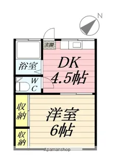 井村荘2号棟【2階】の間取り