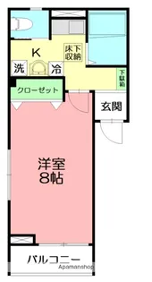NOGA茅ヶ崎【3階】の間取り