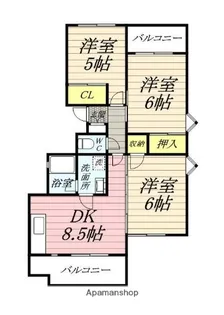 グリーンマンション テラ【2階】の間取り
