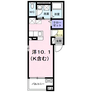 ミニオン パーク リア【2階】の間取り
