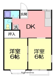 サンファーストC【1階】の間取り