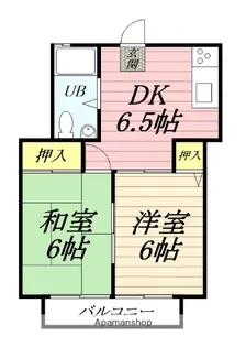 ヴィラアスワA棟【2階】の間取り