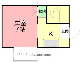 ACCESS代官町【2階】の間取り