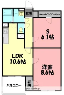 クローバー ガーデン【3階】の間取り