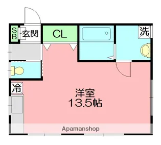 クリーンワン【2階】の間取り
