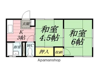 ベイハイツ【1階】の間取り
