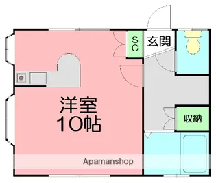 BROWNIEHADANO【1階】の間取り