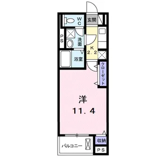 ロアシス【1階】の間取り