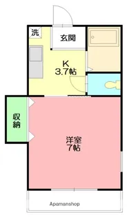 メルキエル【1階】の間取り