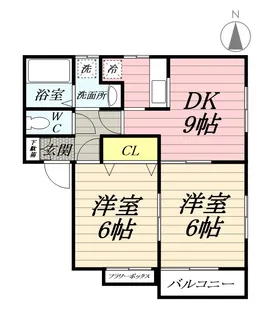 BLUE SKY SHONAN【1階】の間取り