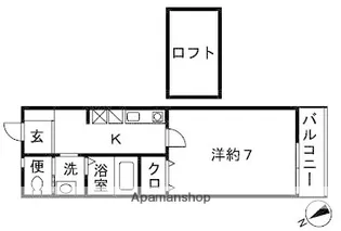 エルピス鵠沼【2階】の間取り