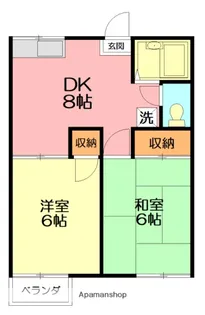 ファミーユ纒【2階】の間取り