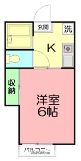 ハイツハーモニーⅠ【1階】の間取り