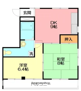 レイフローラルⅣ【3階】の間取り