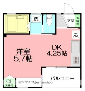 ハオス・ブロイエ【1階】の間取り