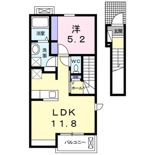 ビバリーヒルズ【2階】の間取り
