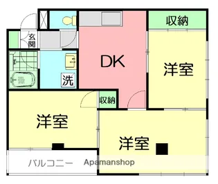 ハイムシャルム【2階】の間取り