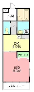 デルニエ【1階】の間取り